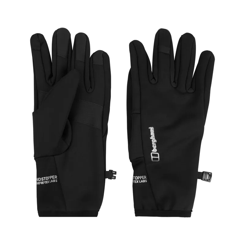 Berghaus Men's Hillmaster Windstopper Gloves in Black-1